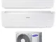 Samsung, Serie Windfree Evo - Climatizzatore 9000+12000 Btu, Dual Split Inverter, Classe A...