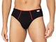 Sloggi Men Move Flex Sports Brief Capo Intimo Tecnico, Nero (Black 0004), Large Uomo