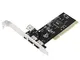 CERRXIAN 3 Porte IEEE 1394 Firewire Scheda PCI Firewire Adattatore IEEE 1394 PCI Controlle...