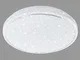 Briloner Leuchten - Plafoniera a LED con decorazione a stelle, anello cromato, 23 W, 2100...