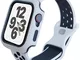 EWENYS Cinturino Sportivo in Morbido Silicone con Custodia per Apple Watch Series 6 5 4 44...