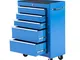 homcom Carrello Porta Utensili Attrezzi Attrezzatura con Cassettiera Azzurro 61.5 x 33 x 8...