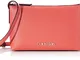 Calvin Klein Neat Crossbody - Borse a tracolla Donna, Rosso (Coral), 1x1x1 cm (W x H L)