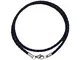 PLABBDPL Collana in vera pelle nera, Collana realizzata a mano in pelle con corda di cera,...