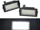 NSLUMO, 2 luci LED per targa 1995-2001 B/MW E38 serie 7 CanBus 24-SMD OEM