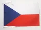 AZ FLAG Bandiera Repubblica Ceca 45x30cm - BANDIERINA Ceca 30 x 45 cm cordicelle