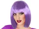 Atosa 43327 - Parrucca da adulto, unisex, colore: viola