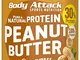Body Attack Peanut Butter Natural 30% Protein Sugar & Fat Free Smooth Creamy 1 kg