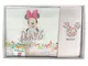 Disney Coordinato Lettino Baby Minnie neonata Set 3 Pezzi Cotone Stampato 1232