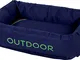 Zolux Cosy Outdoor - Cestino in Poliestere per Cani, Blu, 65 x 46 x 20 cm