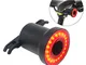 Fanale Posteriore Bike - Ultra Luminoso - Smart Sensore LED Ricaricabile Resistente all'ac...