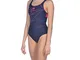 ARENA - Costume da Bagno da Donna Brilliance, Donna, Costume Intero, 002263, Navy-Freak Ro...