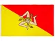 PHENO FLAGS Bandiera della Sicilia - Bandiera siciliana 90x150 cm con occhielli in ottone...