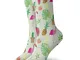 REordernow Calze corte per uomo donna Tropical Flamingo and Fruit Adult Short Socks Cotton...