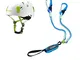 Camp Kinetic Gyro Rewind Pro - Set per arrampicata e casco in titanio bianco, 48-56 cm