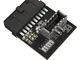 LINKUP - [Chip attivo USB 3.0 (3.2 Gen 1) Intestazione scheda madre interna IDC a 20 pin a...