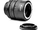 SHOOT Messa a Fuoco Automatica Macro Extension Tube Set per Nikon D3 D3s D1 D1x D7200 D710...