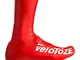 VeloToze Toze Copriscarpe Unisex, Rosso, XL: 46.5 - 49