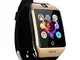 Kxcd Q18 Bluetooth Smartwatch orologio da polso supporto NFC fotocamera TF Card Smart Watc...