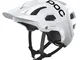 POC Tectal, Casco da Bici, M-L (55-58 cm), Bianco (Hydrogen White)