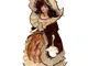 Amuzocity Bambola da Collezione Vittoriana in Porcellana da 40 Cm