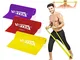 WOTEK Bande Elastiche Fitness-Elastici Fitness con 3 Livelli di Resistenza: 1.5m/1.8m/2m B...