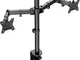 ErGear Supporto per Doppio Monitor 13”-32” Ampio Schermo Costruzione Robusta Ergonomica Re...