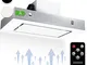 Klarstein Remy - Cappa Cucina, Cappa Aspirante ad Incasso, Controllo Touch, Cappa ad Isola...