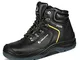 ALBATROS Gravity Ctx Mid, Scarpe Antinfortunistiche Uomo, Nero Giallo, 40 EU