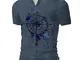 WOXIHUAN T Shirt Uomo Manica Corta T-Shirt da Uomo Oversize con Stampa 3D da Motocicletta...