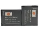 DSTE® 2x DMW-BCM13 Ricaricabile Li-ion Batteria per Panasonic Lumix DMC-FT5 DMC-TS5 DMC-TZ...