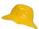 TOUTACOO, Cappello da Pioggia, Cappellino da Donna in Vinile Giallo