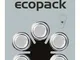 60 pcs Varta Ecopack ZA 675 dai dispositivi batteria - 650 mAh 1,4 V