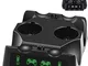 EEEkit 4 in 1 Caricatore per controller PS4, Caricatore quadruplo per PS4 Move Controller...