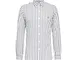 Polo Ralph Lauren Camicia Oxford Slim-Fit a Righe (XL, Ash/White)