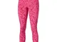 ASICS-Felpa da Donna con Logo-Pantaloni Aderenti 7/8 Rosa Pink Glow Palm L