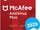 McAfee AntiVirus Plus 2021, 10 Dispositivi, 1 Anno, PC/Mac/Smartphone/Tablet, Codice d'Att...