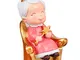 PRETYZOOM Cake Topper Coppia Nonna Ornamento Torta Cartone Animato Coppia Torta Topper per...