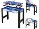 homelikesport 5 in 1 Tavolo da Gioco Multi per Hockey, Biliardo, Pallacanestro, Ping-Pong,...