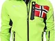 Geographical Norway - Giacca tecnica softshell da uomo, taglia fino a 5XL verde XL