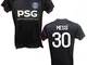 Maglia Messi 30 Home PSG Paris Saint Germain Ufficiale Autorizzata Taglie da Adulto e Bamb...