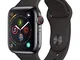 Apple Watch Series 4 (GPS + Cellular) cassa 40 mm in acciaio inossidabile nero siderale e ...