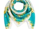 Guess Foulard quadrato stampato 90x90 AW8390SIL90 emerald