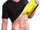 Uomo Corpo Shaper Vest Trainer in Vita Camicia Serbatoio di Allenamento Hot Sweat Perdita...