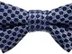Tommy Hilfiger Dg Silk Micro Design Bowtie Cravatta, Blu (Blue 0Yj), Taglia unica Bambino