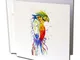 3DROSE Abstract Art di pappagallo Pappagallino Animal Nature – Biglietto di auguri, 15,2 x...