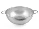 HOME Colatutto Inox Cm23,5 Colino Utensili da Cucina, Acciaio Inossidabile, Grigio