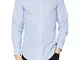 Brooks Brothers Camicia Regent Manica Lunga, Turchese (Light/Pastel Blue 455), Large (Tagl...