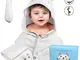 BelleStyle Accappatoio Neonato, Asciugamano con Cappuccio per Bambini, Extra Large Telo da...