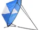 Wind Sail, Sailwind Sail Kit Portable Foldable Canottaggio Accessori per Vela